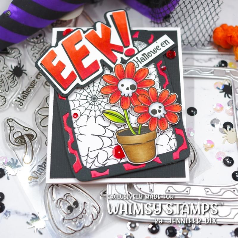 Wonky Dots Frame Die Set - Whimsy Stamps