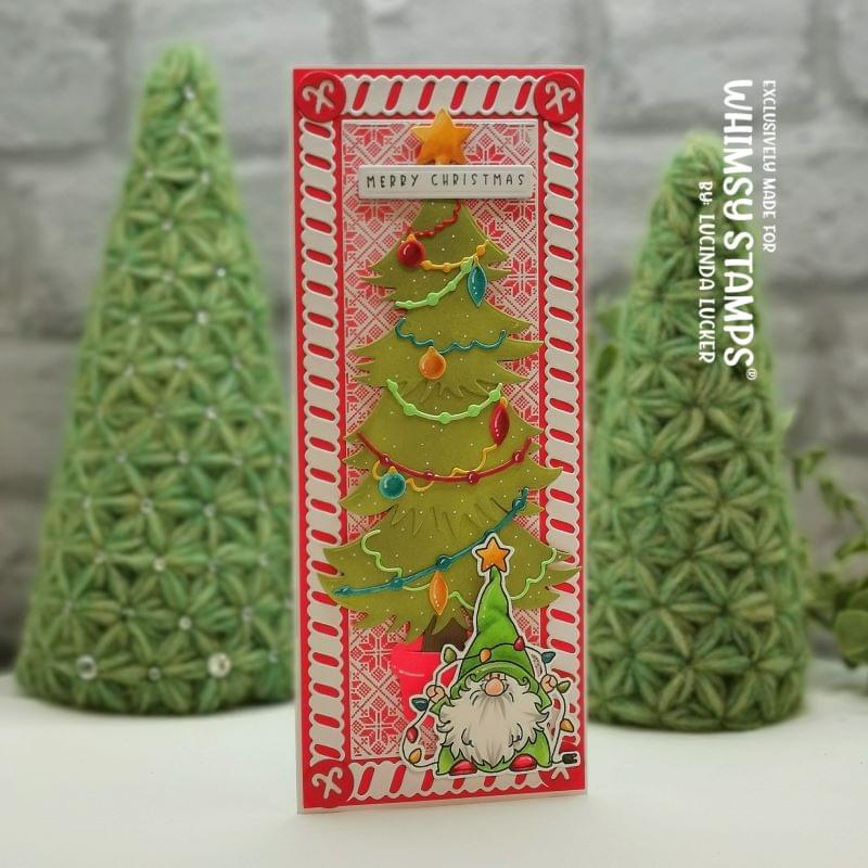 Slimline Twisty Frame Die Set - Whimsy Stamps