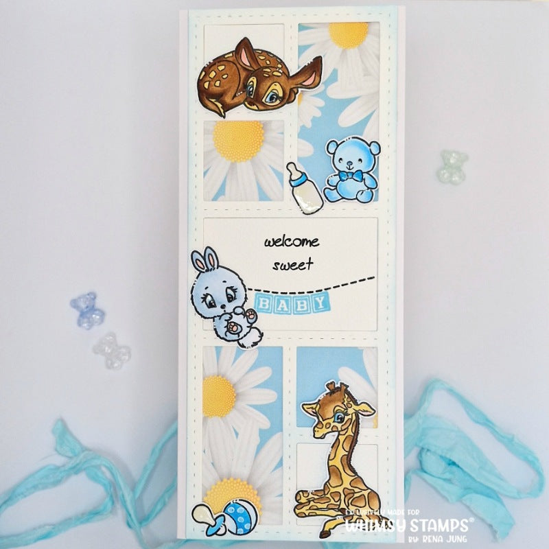 Slimline Wonky Window 1 Die - Whimsy Stamps