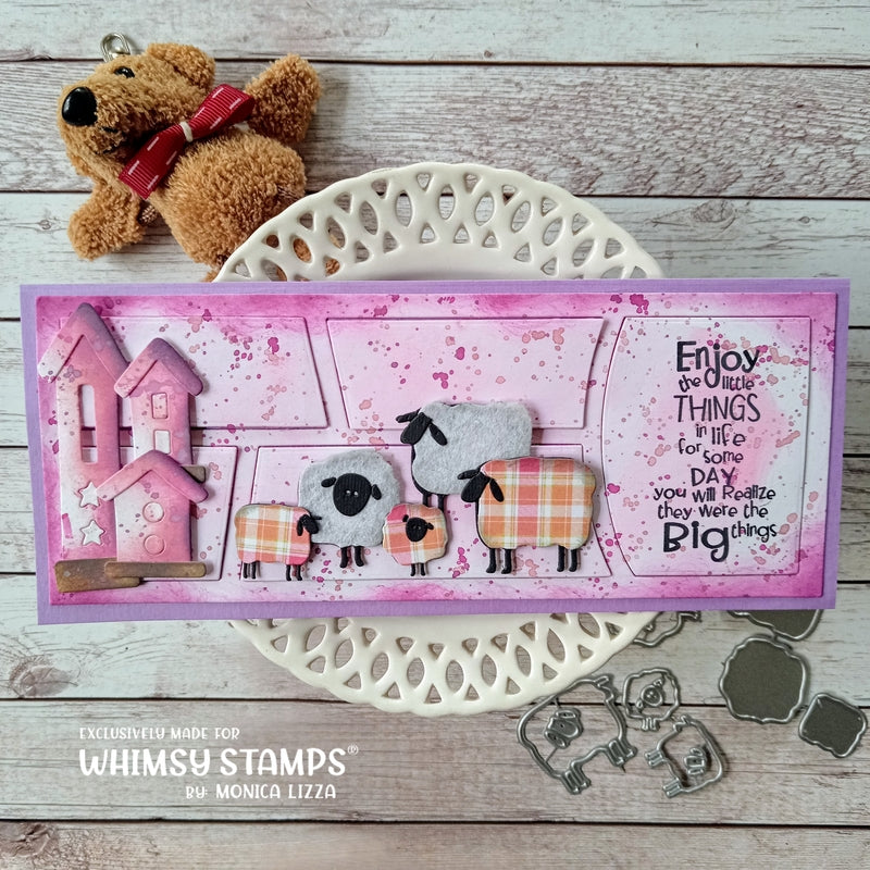 Primitive Birdhouses Die Set - Whimsy Stamps