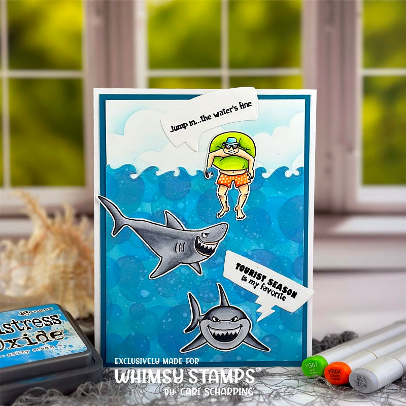 Snark Attack Clear Stamps - Whimsy Stamps