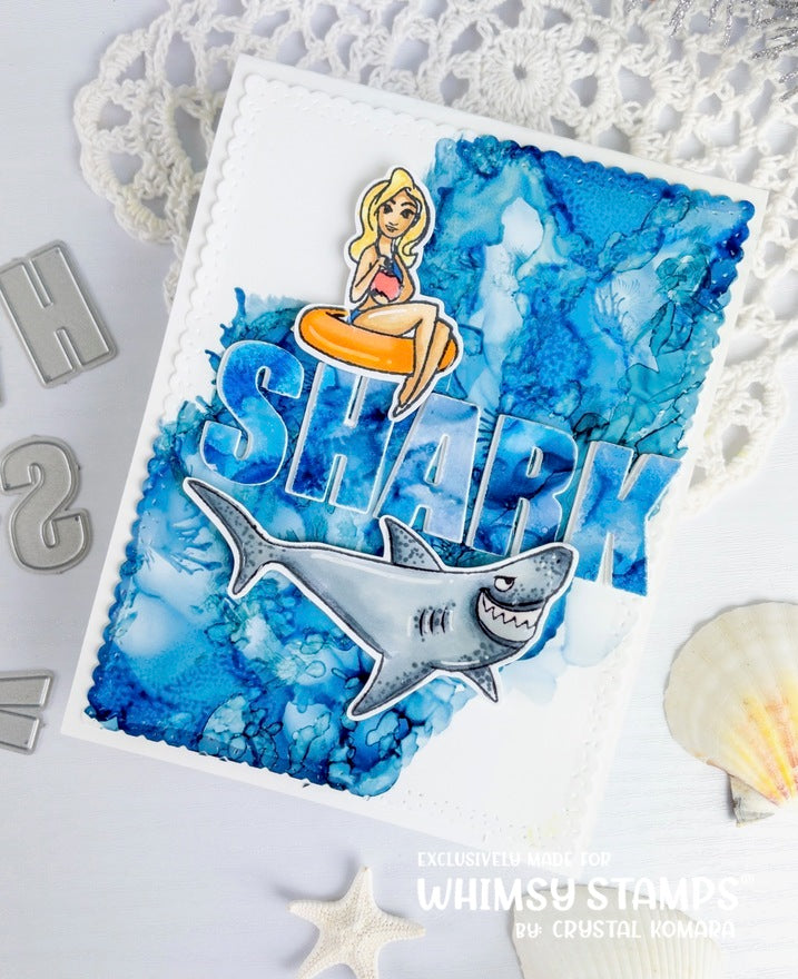 Snark Attack Clear Stamps - Whimsy Stamps