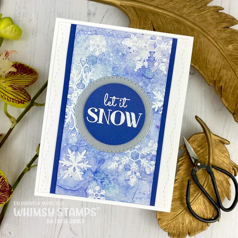 Snow Flurry Clear Stamps - Whimsy Stamps