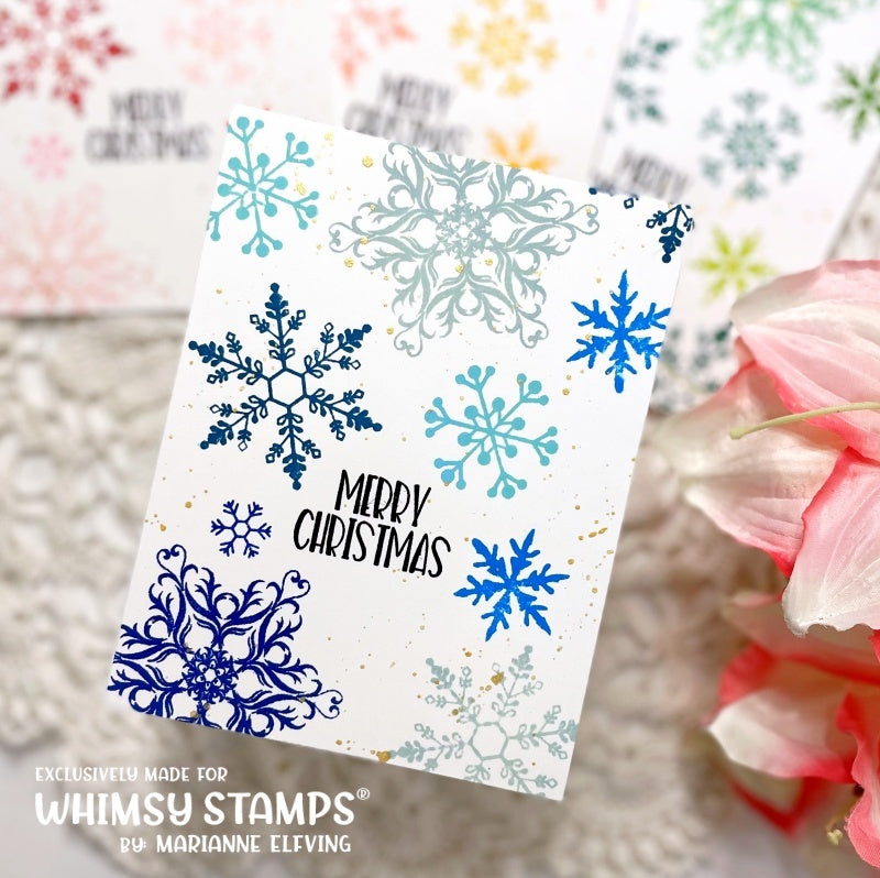 Snow Flurry Clear Stamps - Whimsy Stamps