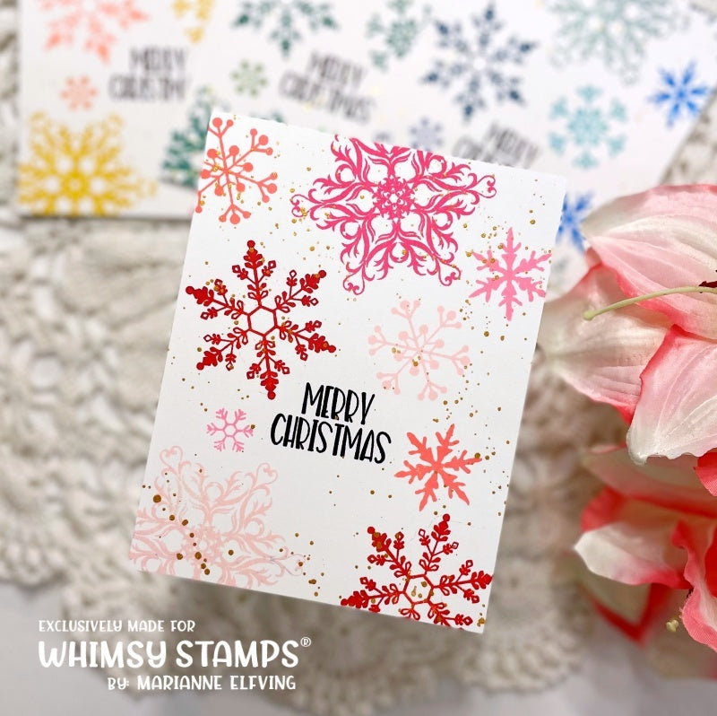 Snow Flurry Clear Stamps - Whimsy Stamps