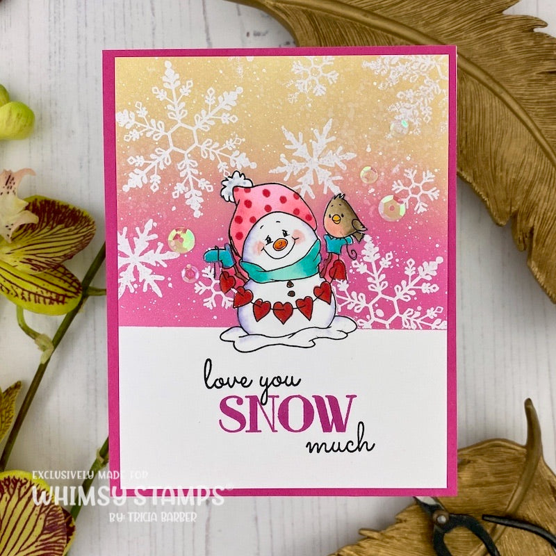 Snow Flurry Clear Stamps - Whimsy Stamps