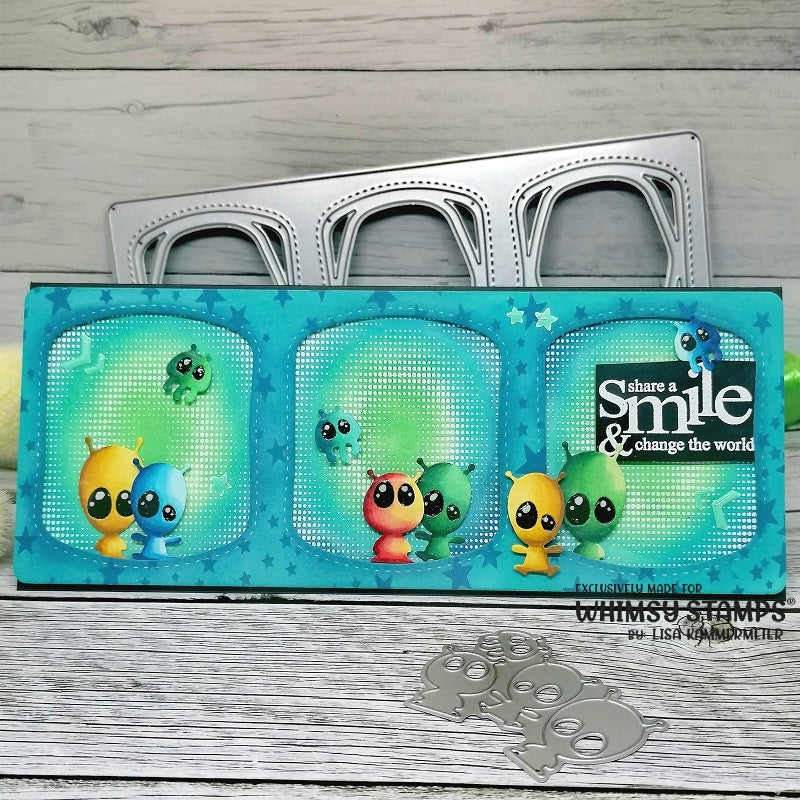 Space Minions Die Set - Whimsy Stamps