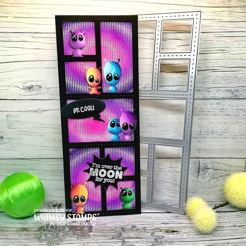 Space Minions Die Set - Cutting Dies - Whimsy Stamps