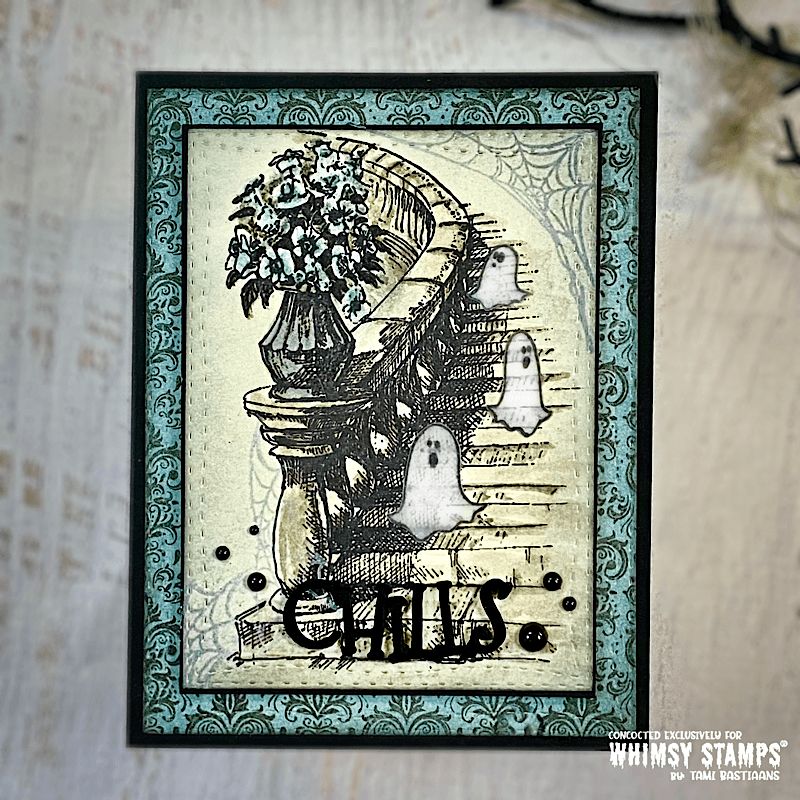Spirited Sentiments Clear Stamps - Whimsy Stamps