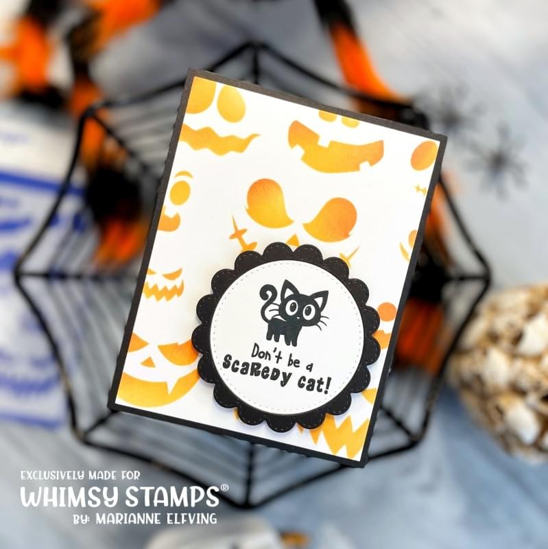Spirited Sentiments Clear Stamps - Whimsy Stamps