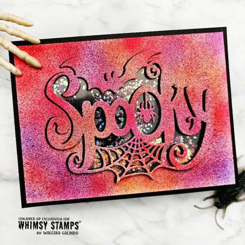 Spooky Large Word Die - Whimsy Stamps