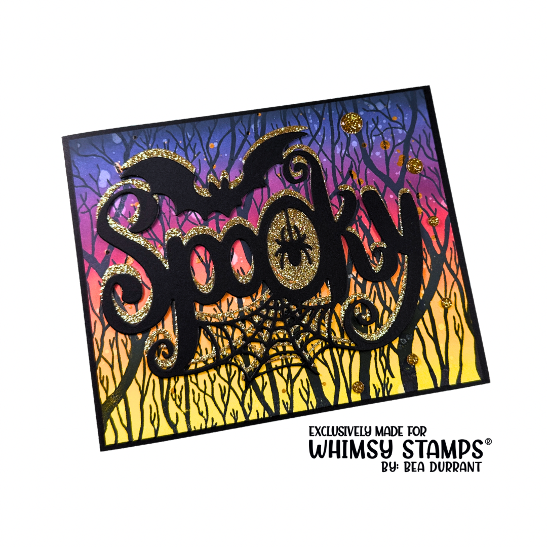 Spooky Large Word Die - Whimsy Stamps
