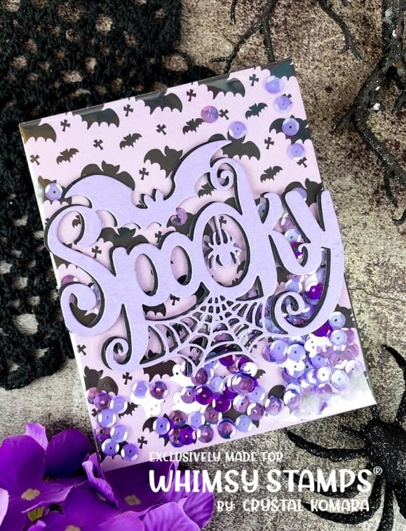 Spooky Large Word Die - Whimsy Stamps