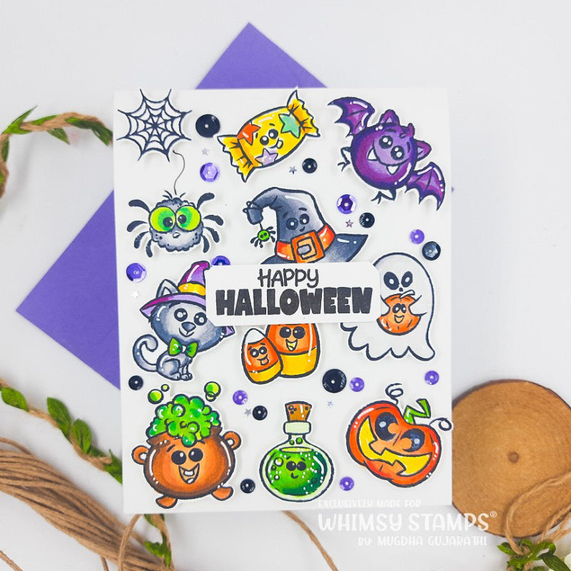 Spooky Season Icons Clear Stamps - Whimsy Stamps