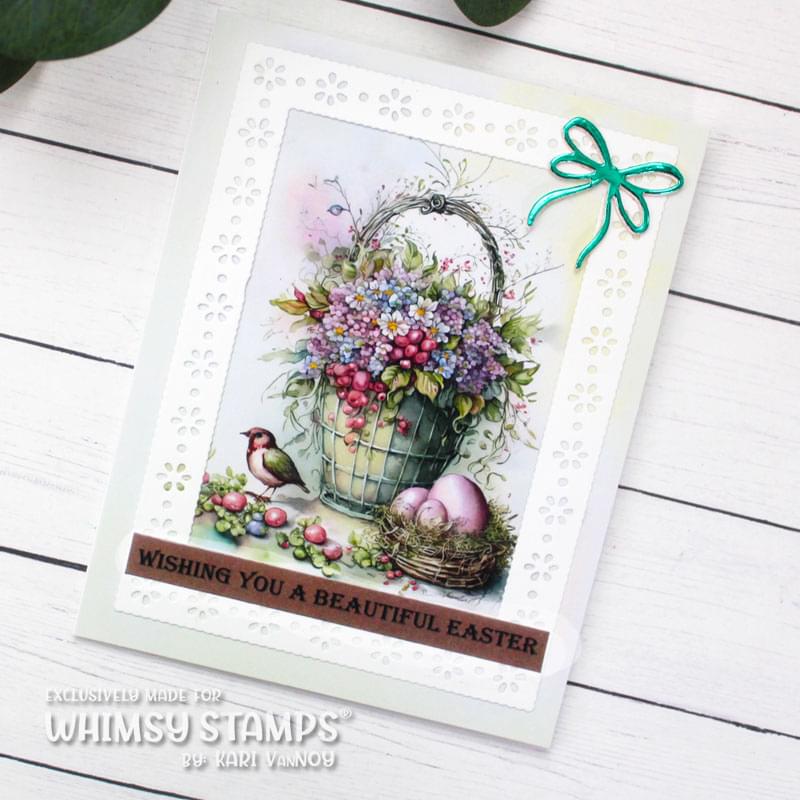 **NEW Spring Rectangles Die Set - Whimsy Stamps