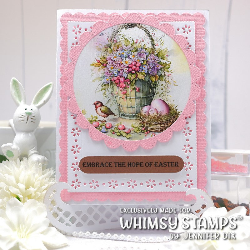 **NEW Spring Rectangles Die Set - Whimsy Stamps