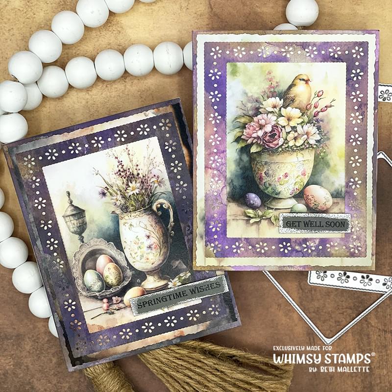 **NEW Spring Rectangles Die Set - Whimsy Stamps