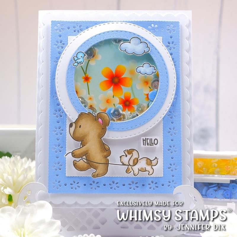 Bear Bubbles Clear Stamps - Whimsy Stamps