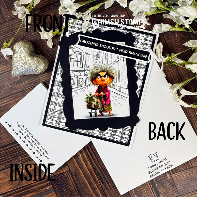 *NEW Handmade Signatures 2 Clear Stamps - Whimsy Stamps