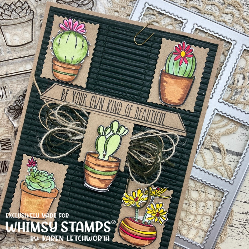 Sweet Succulents Clear Stamps - Whimsy Stamps