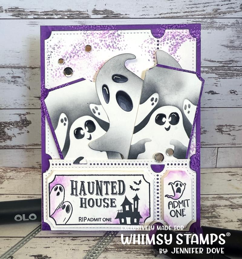 *NEW Terrific Halloween Tickets Clear Stamps - Whimsy Stamps