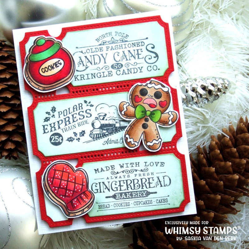 Terrific Tickets Believe Clear Stamps - Whimsy Stamps