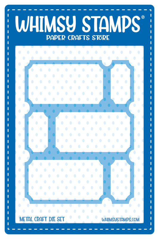 *NEW Terrific Tickets Window Die - Whimsy Stamps