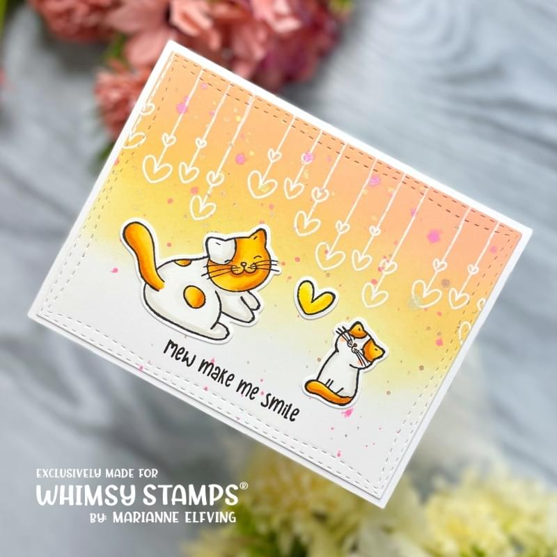 Thinking of Mew Clear Stamps - Whimsy Stamps