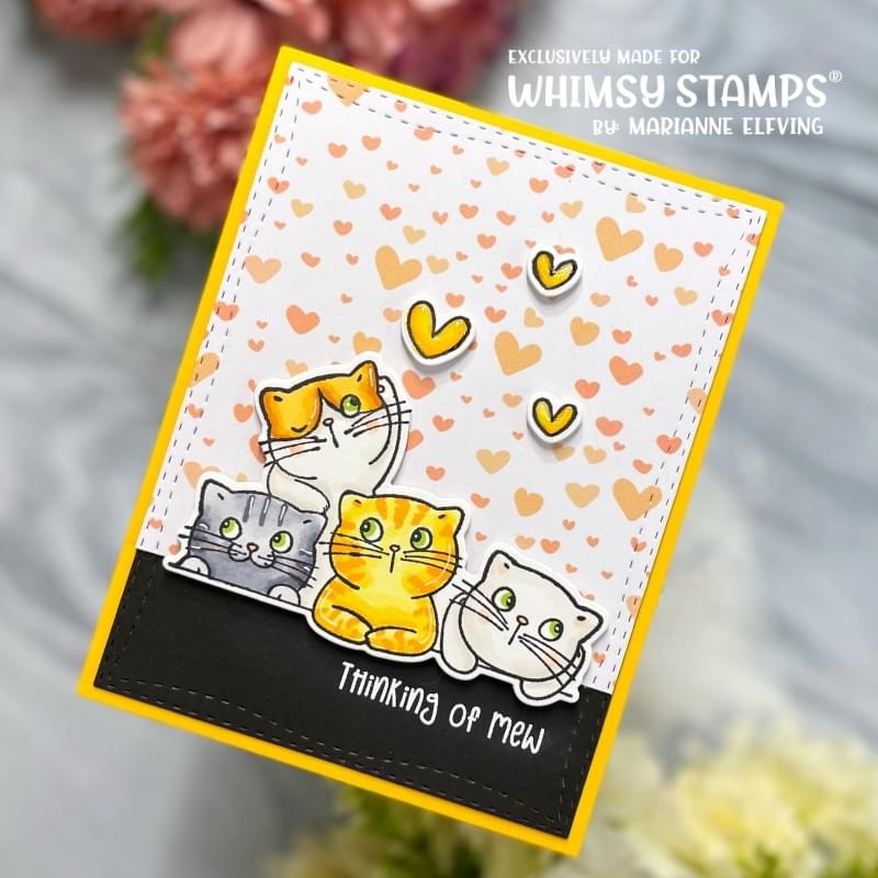 Thinking of Mew Clear Stamps - Whimsy Stamps