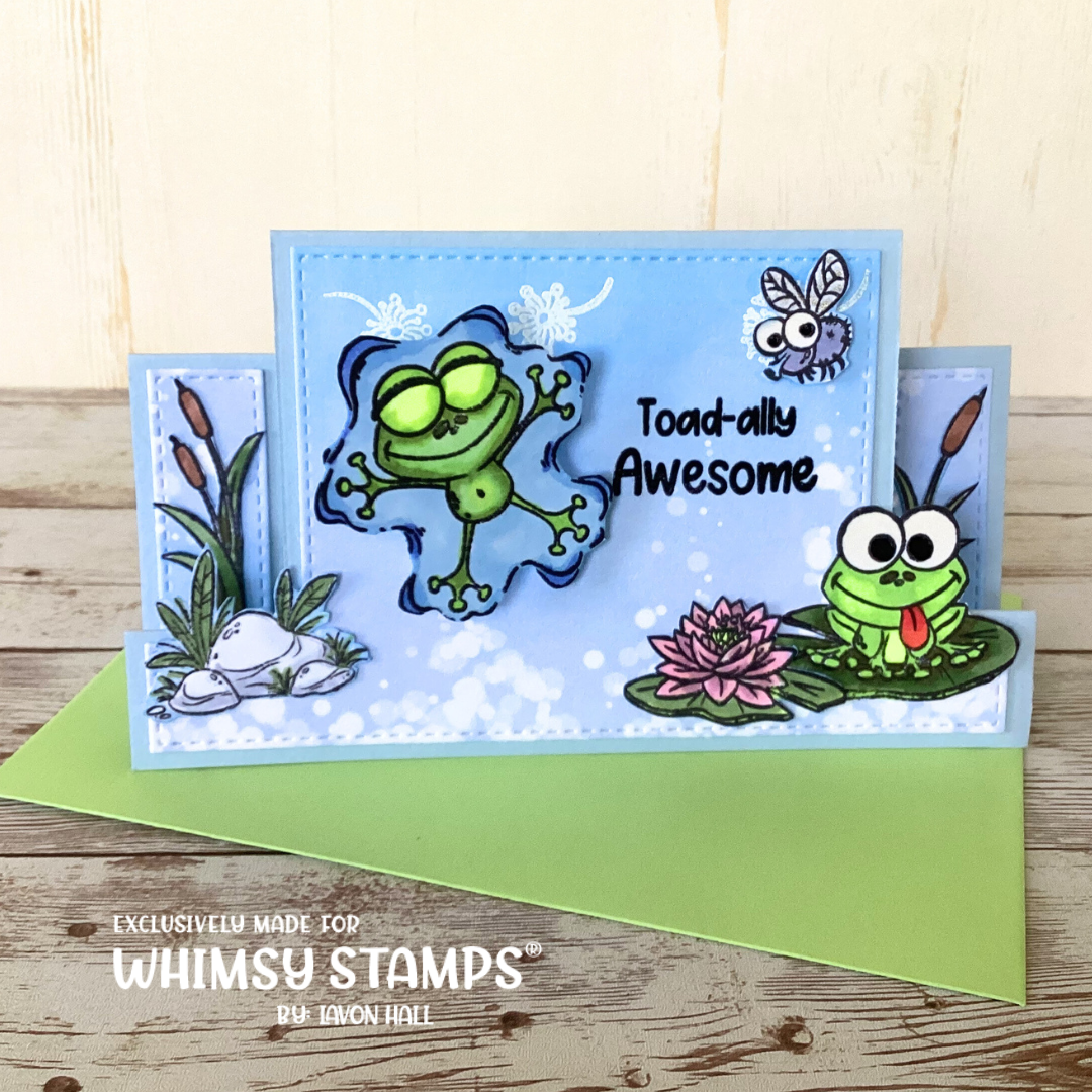 Toadally Awesome Clear Stamps - Whimsy Stamps