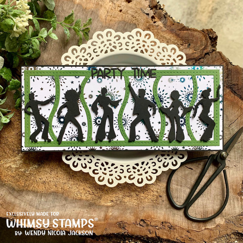 Toner Card Front Pack - Slimline Celebrations 1 - Whimsy Stamps