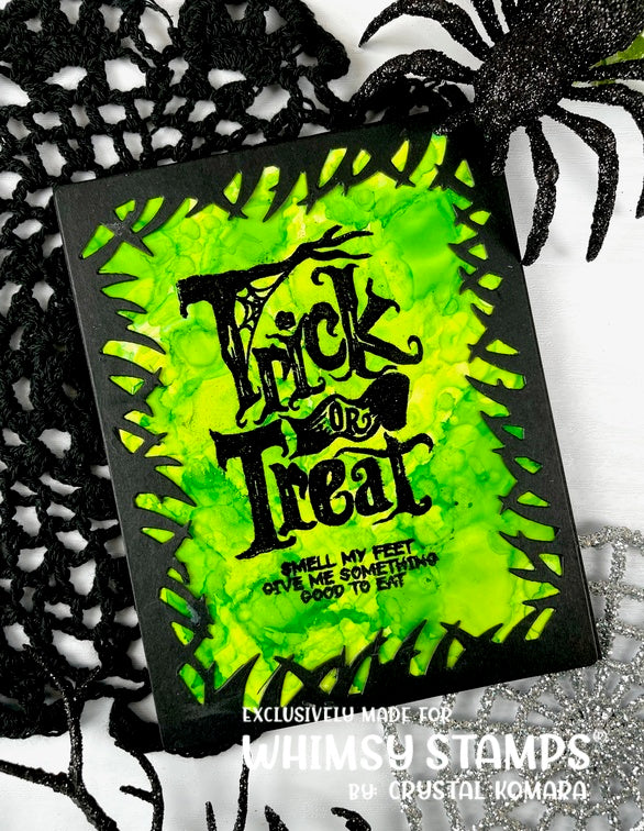 Trick or Treat House Clear Stamps - Whimsy Stamps