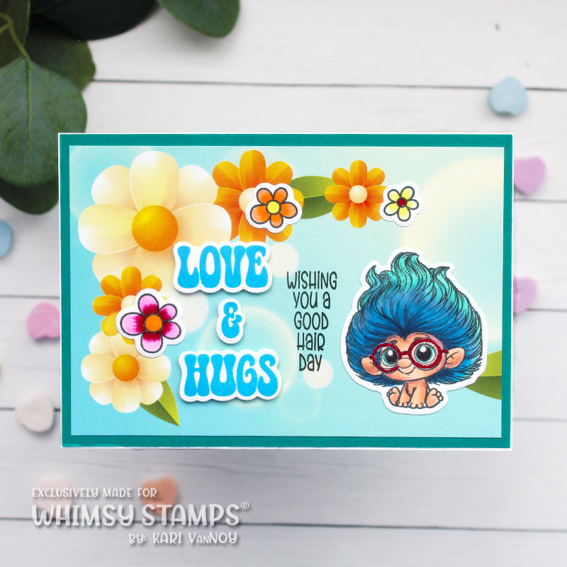 Troll Friends Outline Die Set - Whimsy Stamps