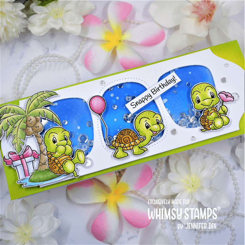 **NEW Turtle Tales Clear Stamps - Whimsy Stamps