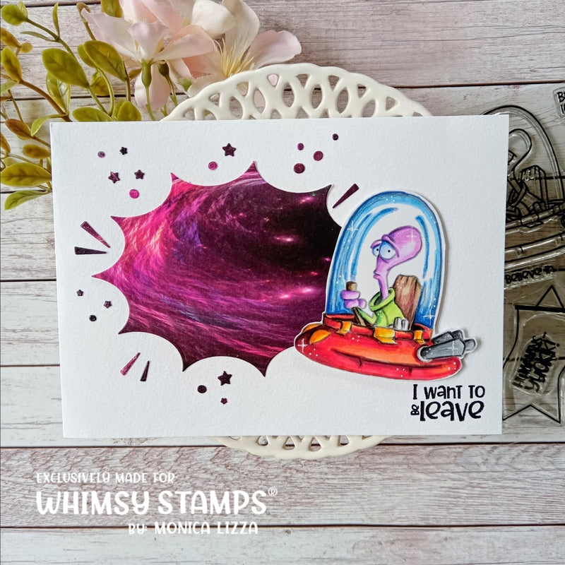 UFWhoa Clear Stamps - Clear Stamps - Whimsy Stamps