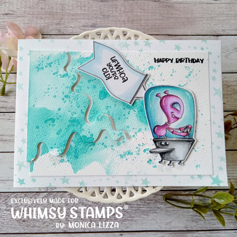 UFWhoa Clear Stamps - Clear Stamps - Whimsy Stamps