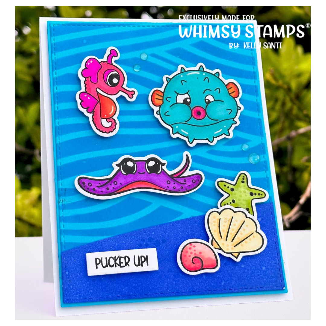 Under the Sea Clear Stamps - Whimsy Stamps