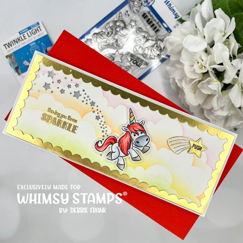 Unicorn Sparkle Clear Stamps - Whimsy Stamps