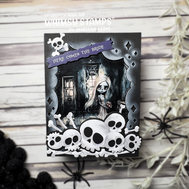 *NEW Quick Card Fronts - The Brides - Whimsy Stamps