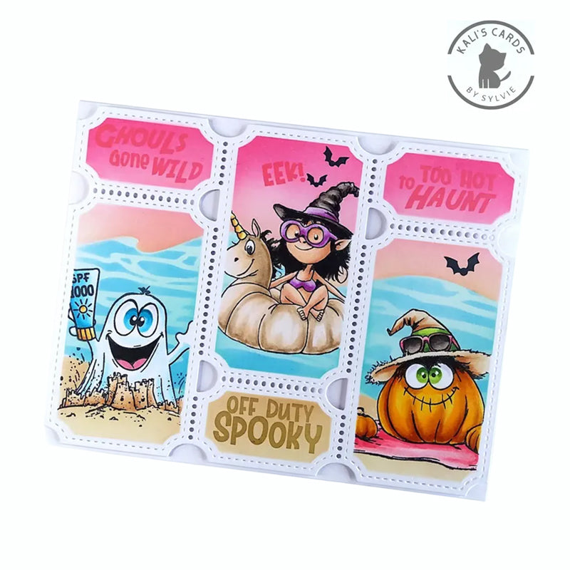 Summerween Scream Clear Stamps