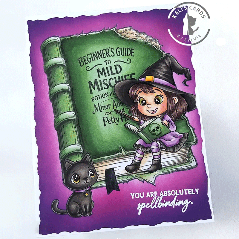 Spell Book Clear Stamps