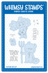 Wicked Cute Outline Die Set - Whimsy Stamps