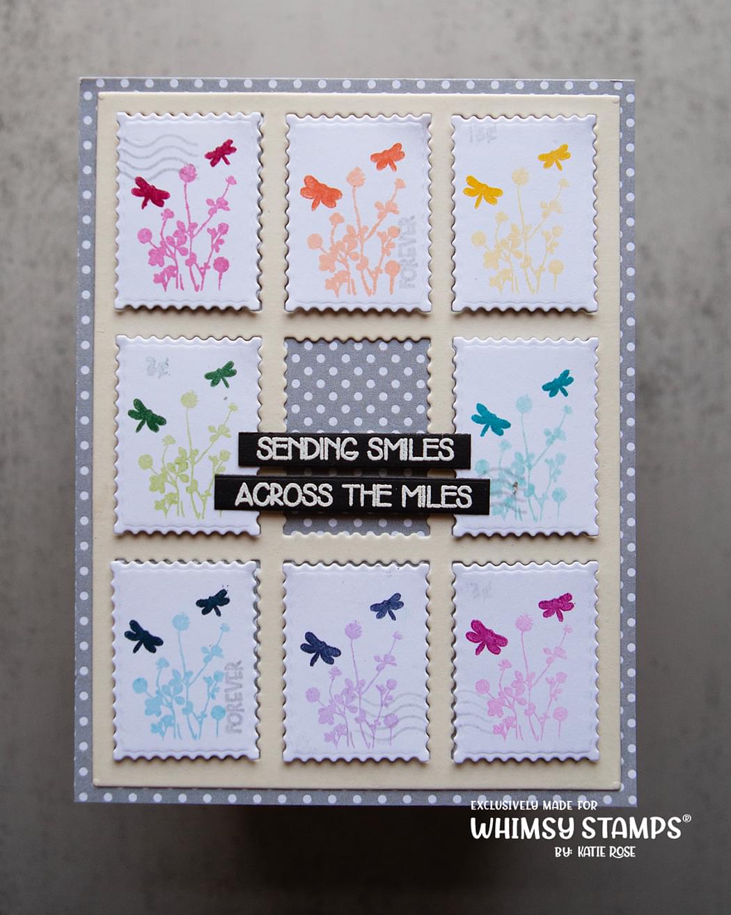 Wild Flower Grass Clear Stamps - Whimsy Stamps