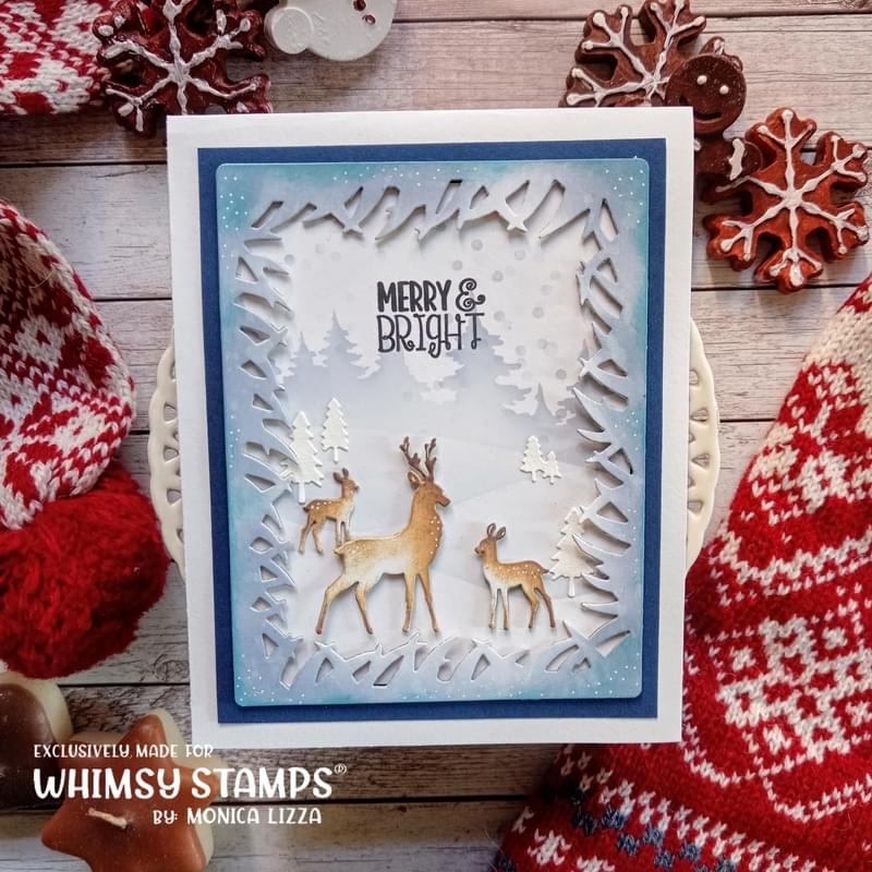 Winter Wonderland - 6x9 Stencil - Whimsy Stamps