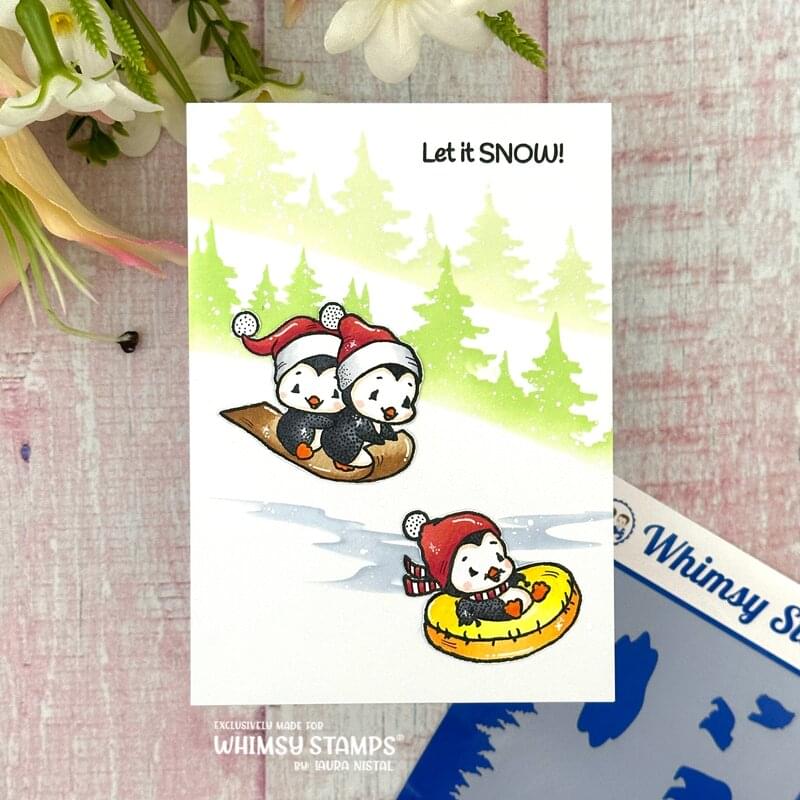Winter Wonderland - 6x9 Stencil - Whimsy Stamps