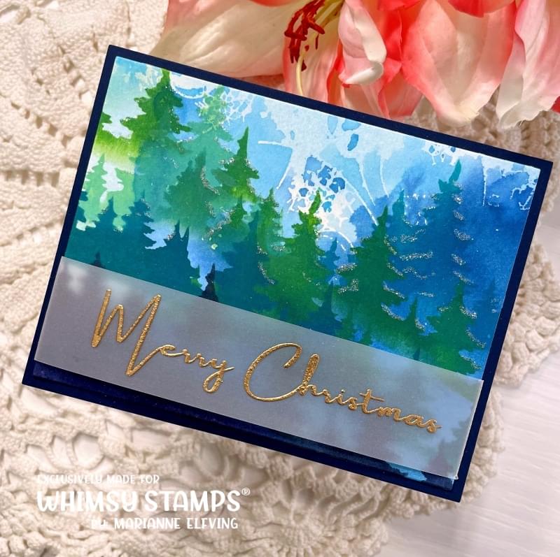 Winter Wonderland - 6x9 Stencil - Whimsy Stamps
