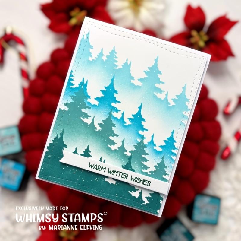 Winter Wonderland - 6x9 Stencil - Whimsy Stamps