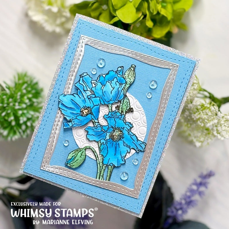 Wonky Stitched Rectangles Die Set - Whimsy Stamps