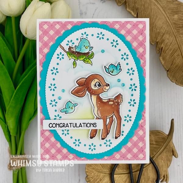 Woodland Critters Clear Stamps - Whimsy Stamps