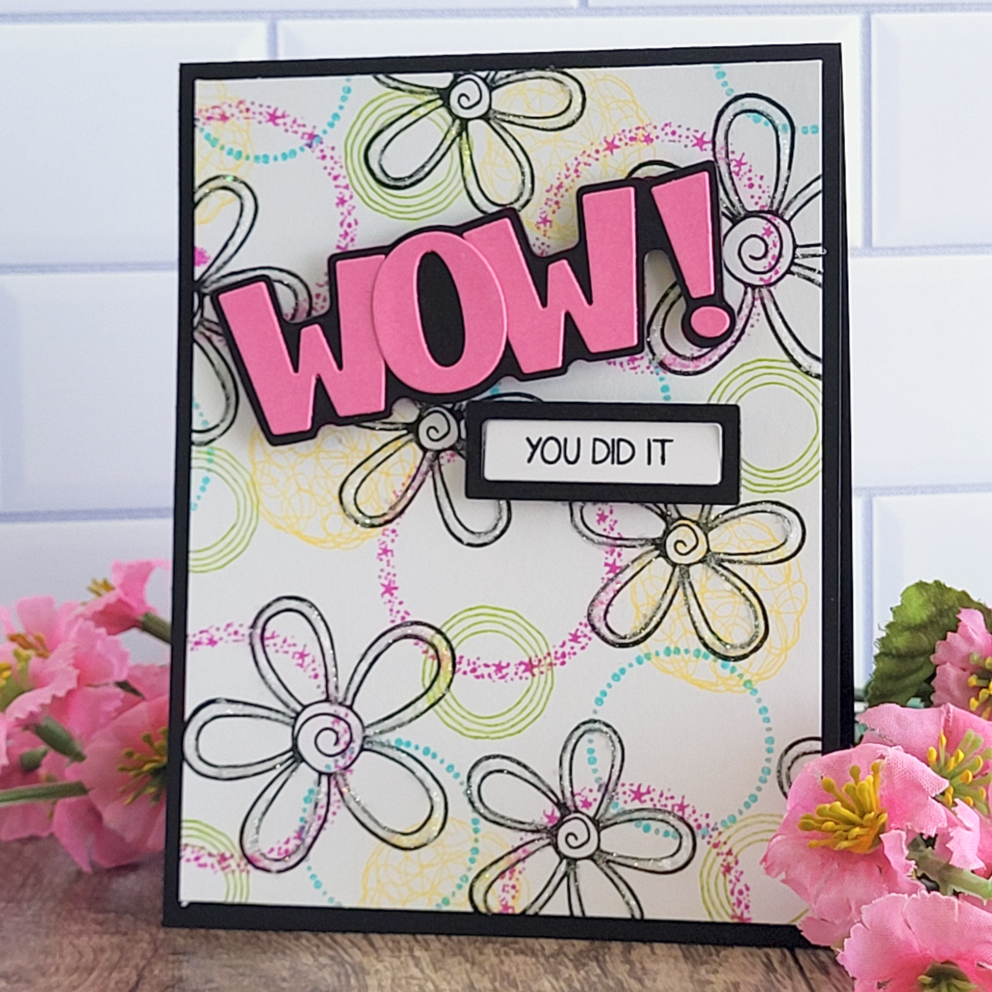 Wowzers Word and Shadow Die Set - Whimsy Stamps